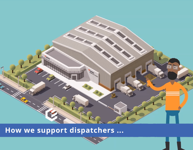 Key visual for web news about supporting dispatchers